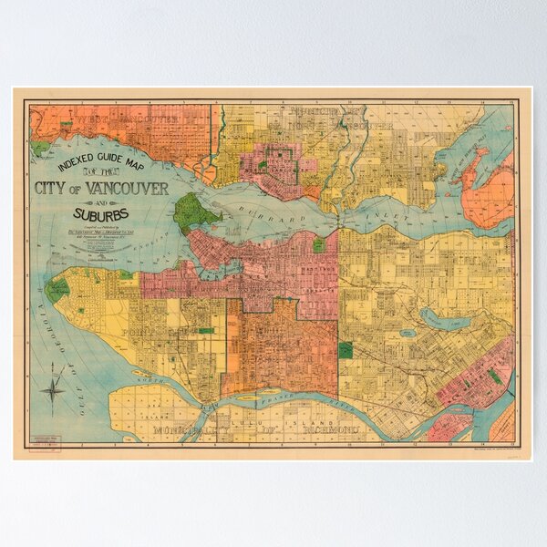 Item preview, Indexed guide map of the city of Vancouver and suburbs designed and sold by FOVCA.