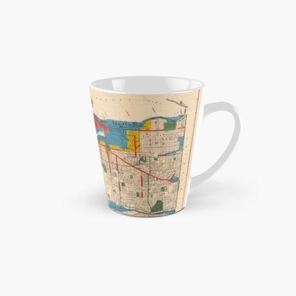 City of Vancouver, British Columbia : zoning diagram (1931) Tall Mug