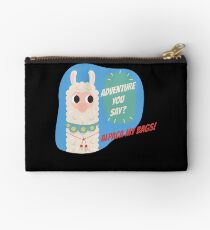 Alpaca Gift LLama Adventure Zoo Farm Animal Zipper Pouch
