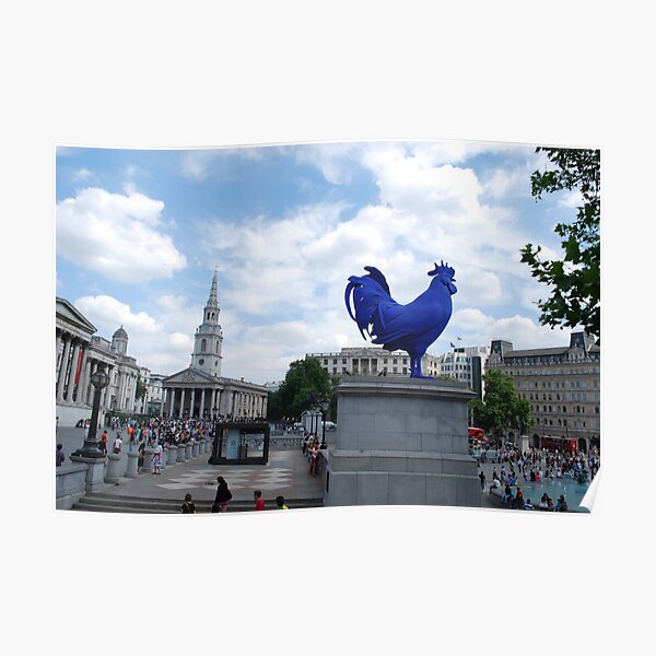 Big Blue Cock London Poster