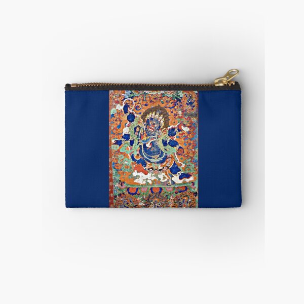 Item preview, Buddhist Painting, Six-Armed Mahakala (Restored Tibetan Artwork) designed and sold by PromoteProgress.