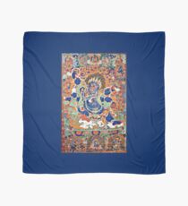Buddhistische Malerei, Sechsarmiger Mahakala (Restauriertes tibetisches Kunstwerk) Tuch