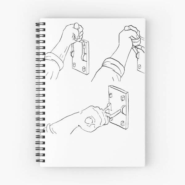 Item preview, Hand Pulling Frankenstein Light Throw Switch Drawing designed and sold by patrimonio.