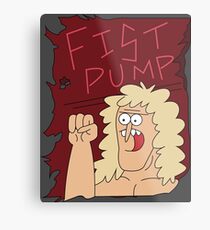 Fist Pump Poster Regular Show Metal Print