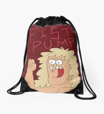 Fist Pump Poster Regular Show Drawstring Bag