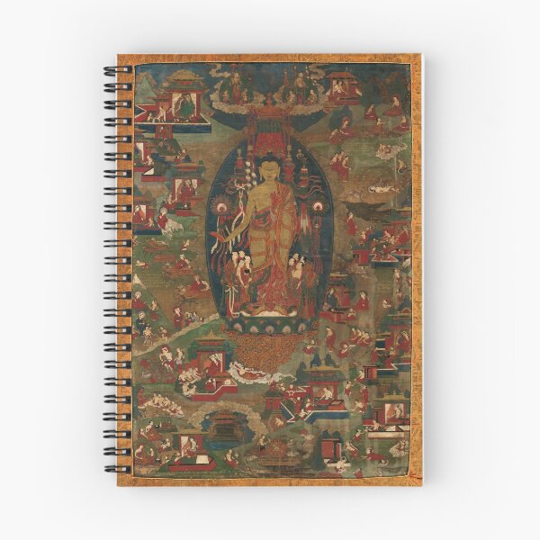 Item preview, Buddha Sakyamuni and Scenes of His Previous Lives (Jataka Tales) (Restored Tibetan Artwork) designed and sold by PromoteProgress.
