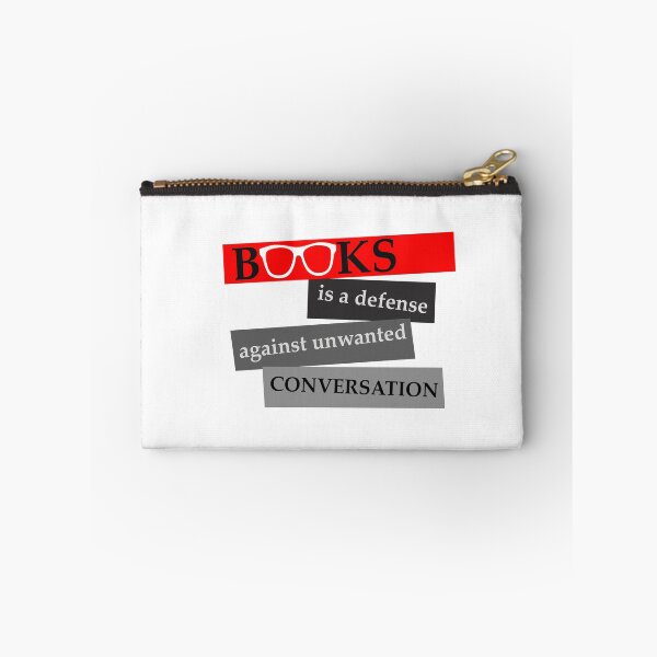 Item preview, Books is a defense against unwanted conversation designed and sold by design2try.