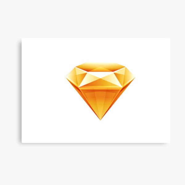 Sketch 3 logo Canvas Print