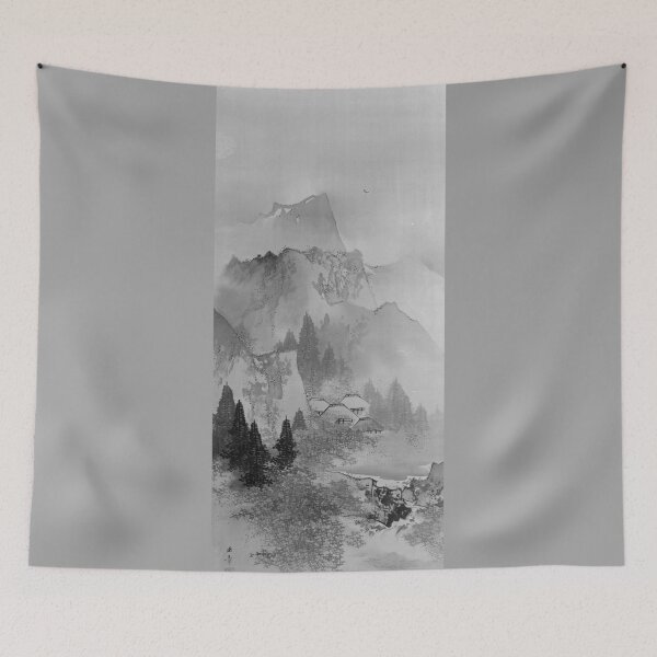 Item preview, Autumn Landscape, Japanese Ink on Silk (Restored Japanese Artwork) designed and sold by PromoteProgress.