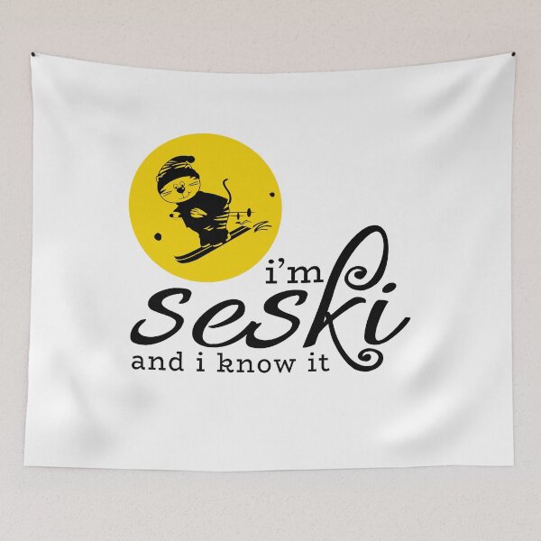 Item preview, I'm Seski and I know it designed and sold by design2try.