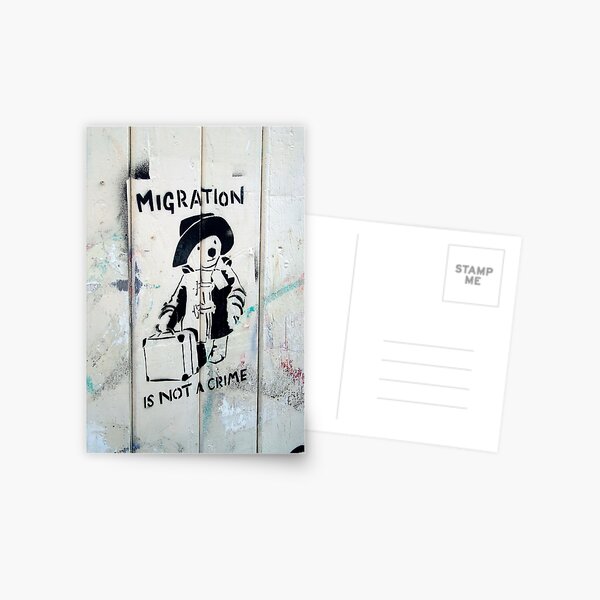 La migration n'est pas un crime Carte postale
