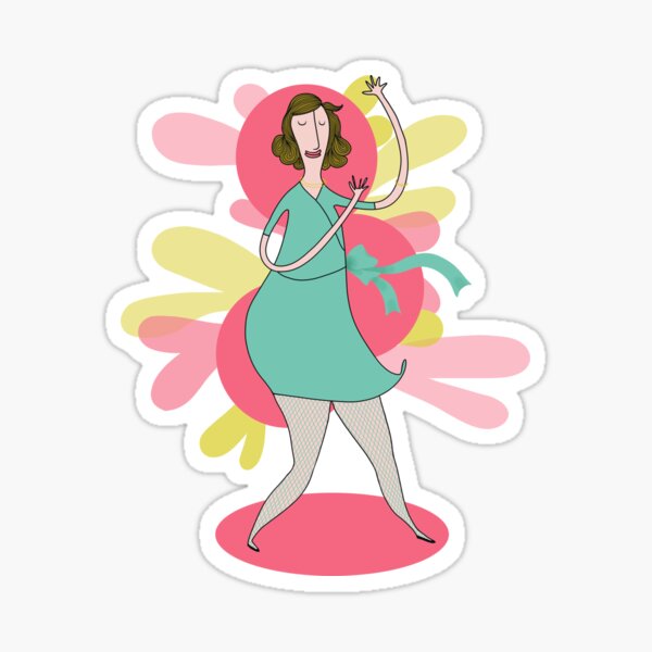 Let's go dancing Sticker