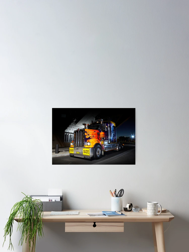 Thumbnail 2 of 3, Poster, Custom Kenworth designed and sold by Tony Rabbitte.