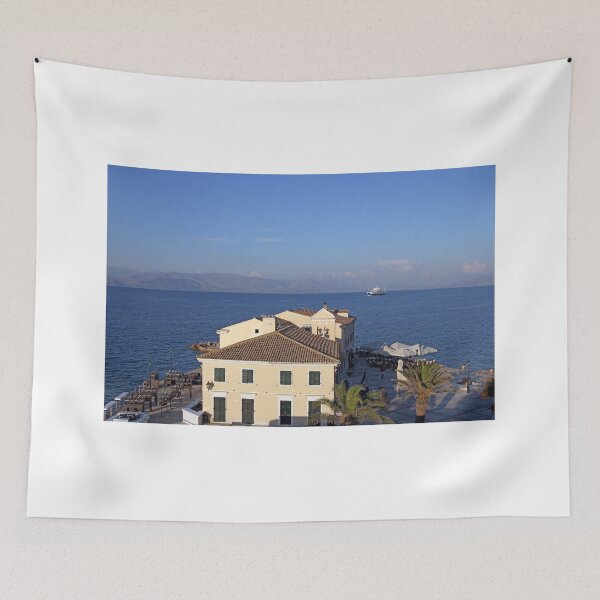 Item preview, ferry boat sailing near Corfu town Greece designed and sold by goceris.