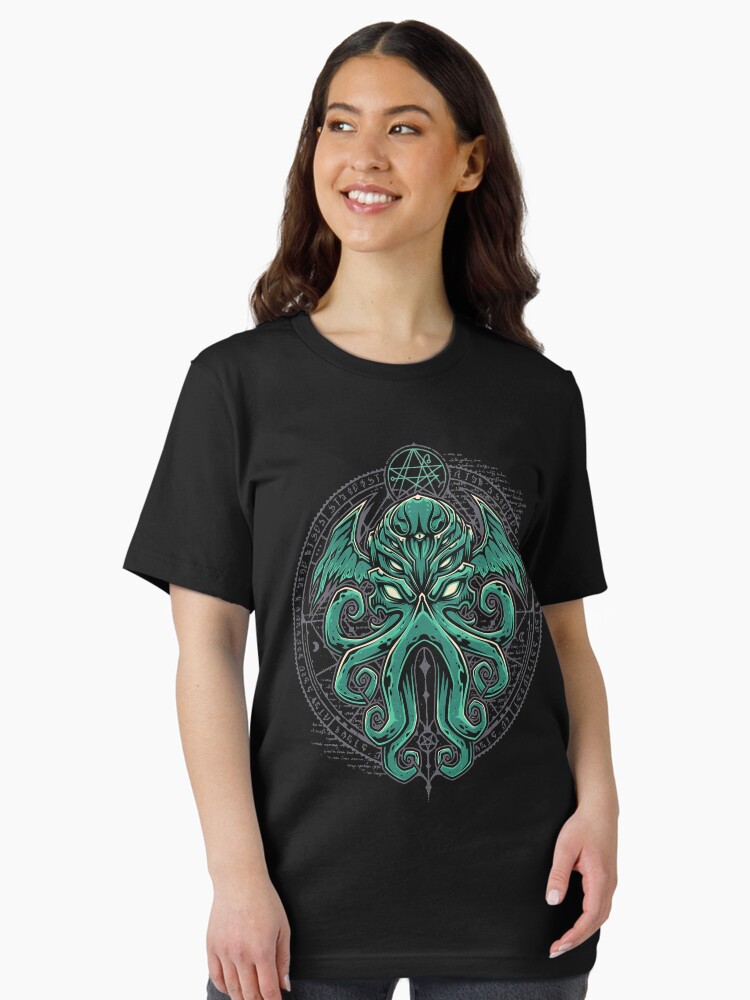 Thumbnail 1 of 7, Essential T-Shirt, Great Cthulhu designed and sold by studioemeseis.