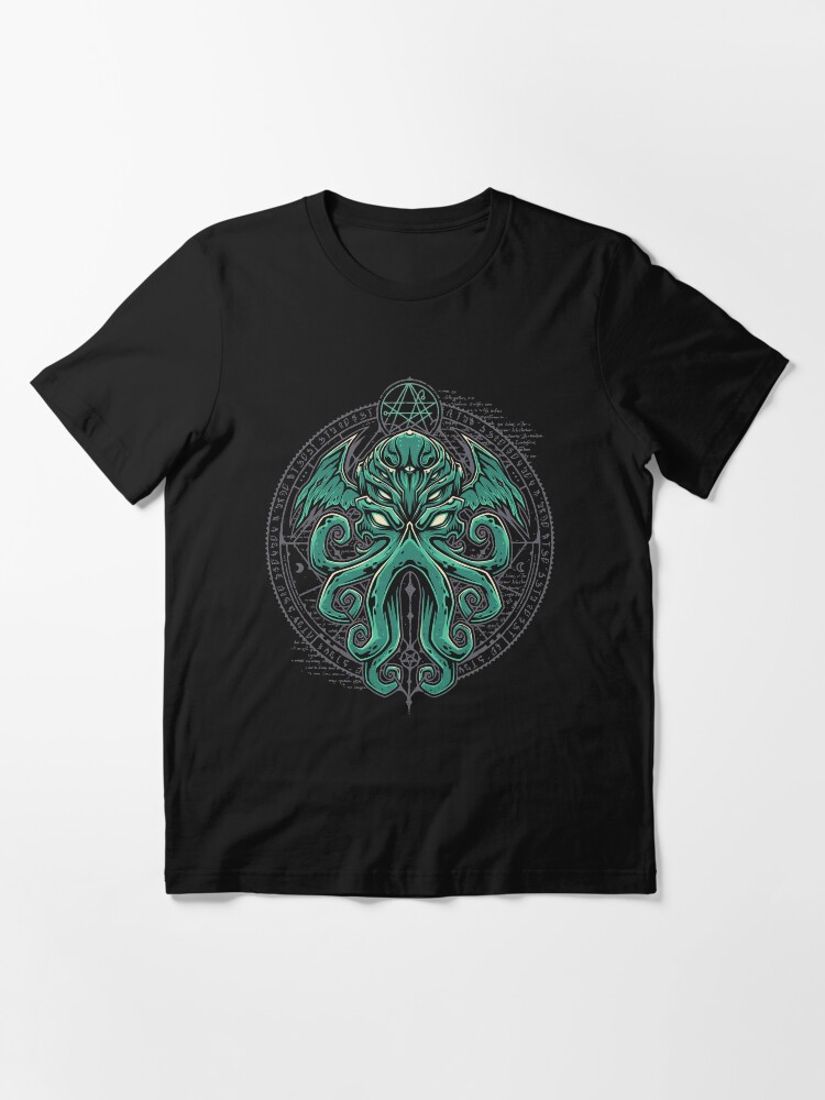 Thumbnail 3 of 7, Essential T-Shirt, Great Cthulhu designed and sold by studioemeseis.