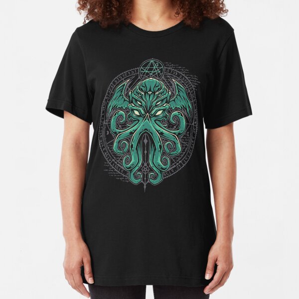 Great Cthulhu Slim Fit T-Shirt