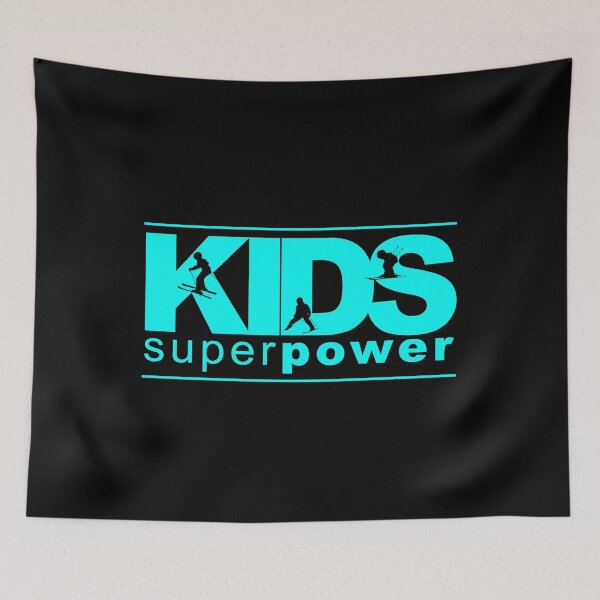 Item preview, Skiing - Kids Super Power designed and sold by design2try.