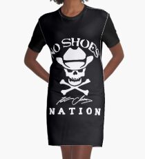 No Shoes Nation Graphic T-Shirt Dress