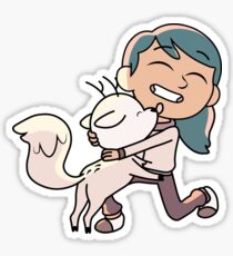 Hilda and Twig Sticker