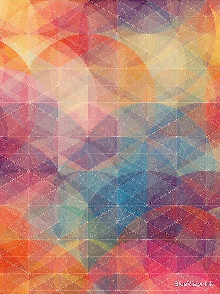 Thumbnail 4 of 4, iPhone Case, Colourful Geometric Pattern designed and sold by BlueVisionInk.