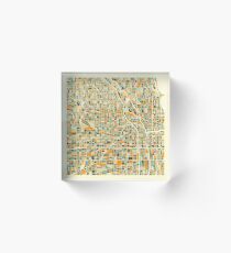 CHICAGO MAP Acrylblock