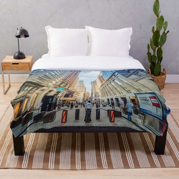 Wall Street Throw Blanket