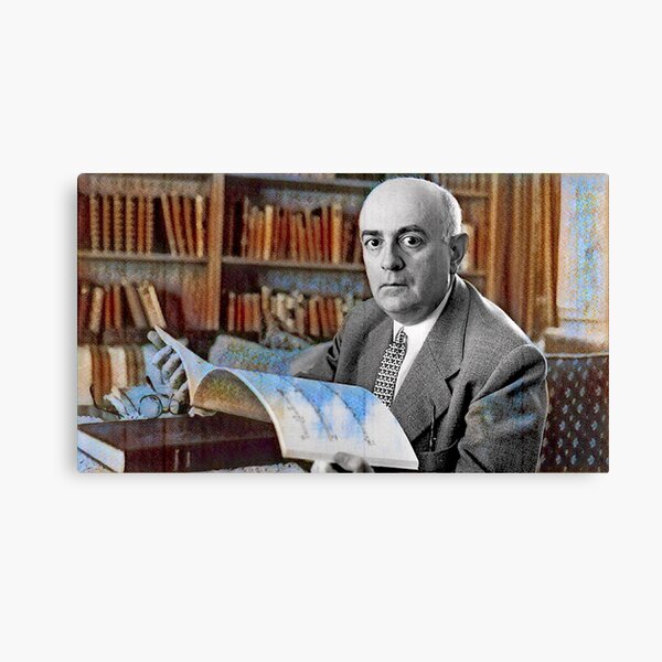 Theodor Adorno - stylized Canvas Print
