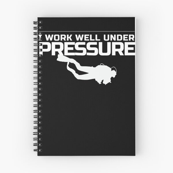 Item preview, I Work Well Under Pressure Scuba Diving designed and sold by Kieran Abbott.