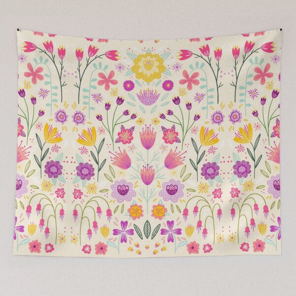 Item preview, Bright Floral Symmetry designed and sold by squirrell.