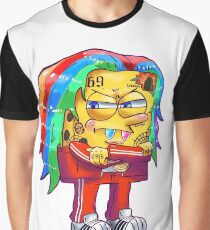 6ix9ine SpongeBob Graphic T-Shirt