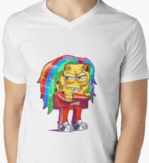 6ix9ine SpongeBob Men's V-Neck T-Shirt