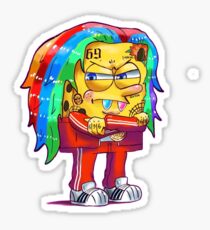 6ix9ine SpongeBob Sticker