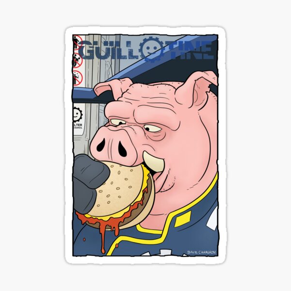 Pork Burger Sticker