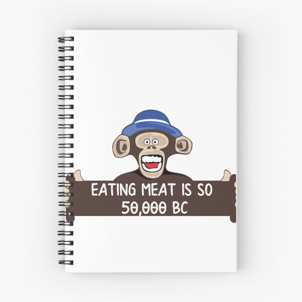 Item preview, EATING MEAT IS SO 50000 BC designed and sold by styleofpop.