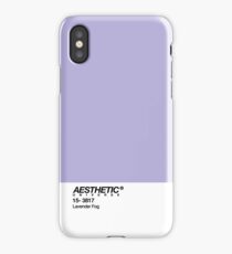 AESTHETIC UNIVERSE LAVENDER FOG DESIGN iPhone Case