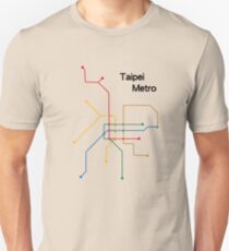 Taipei Metro - White Unisex T-Shirt