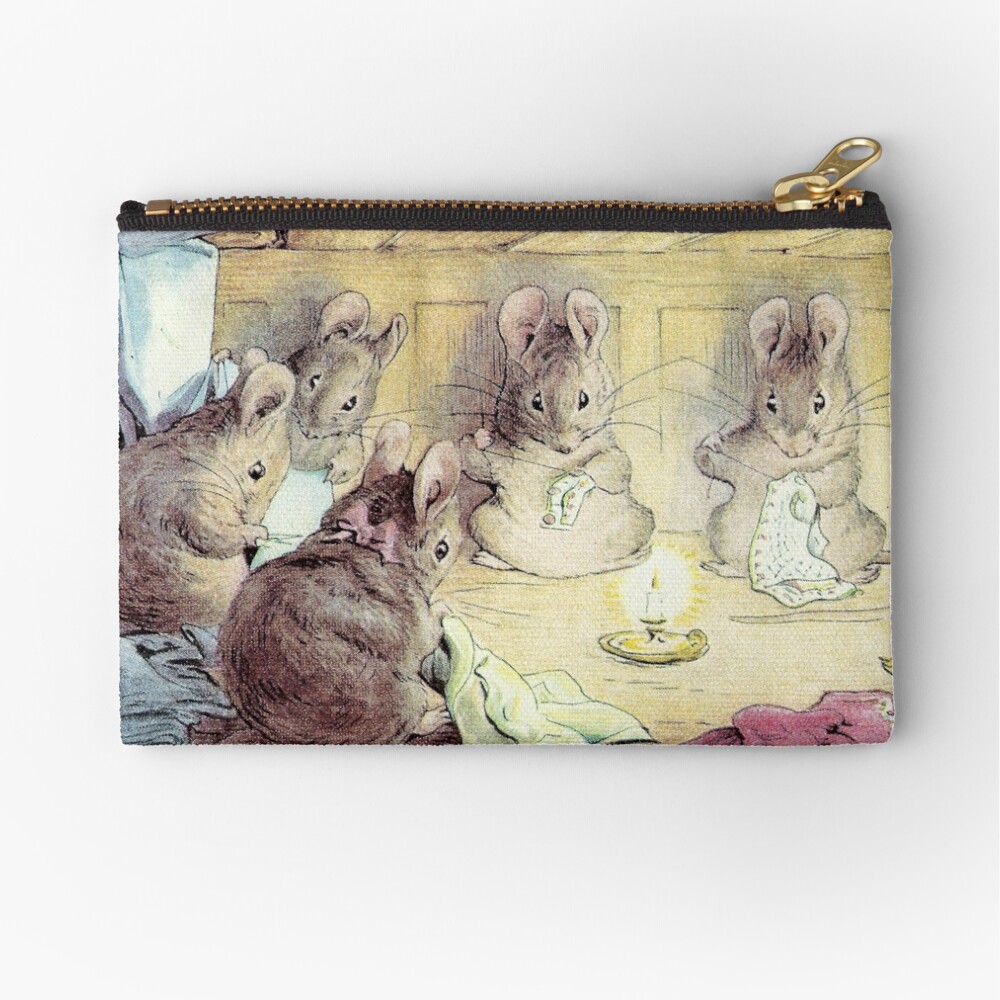 Sewing by Candlelight - The Tailor of Gloucester Zipper Pouch