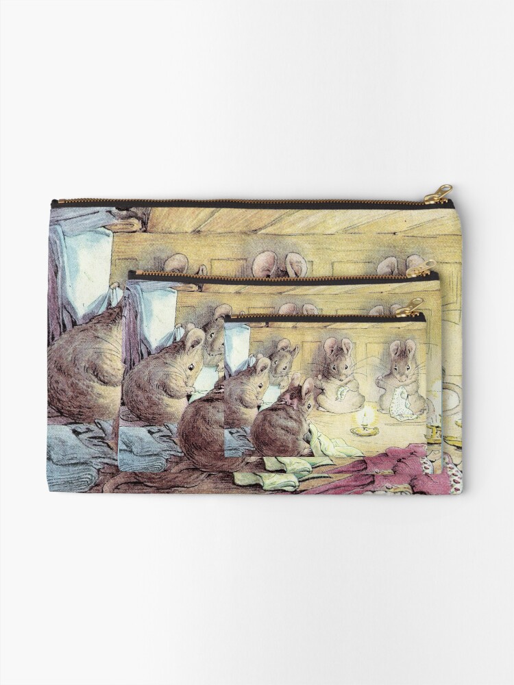 Alternate view of Sewing by Candlelight - The Tailor of Gloucester Zipper Pouch