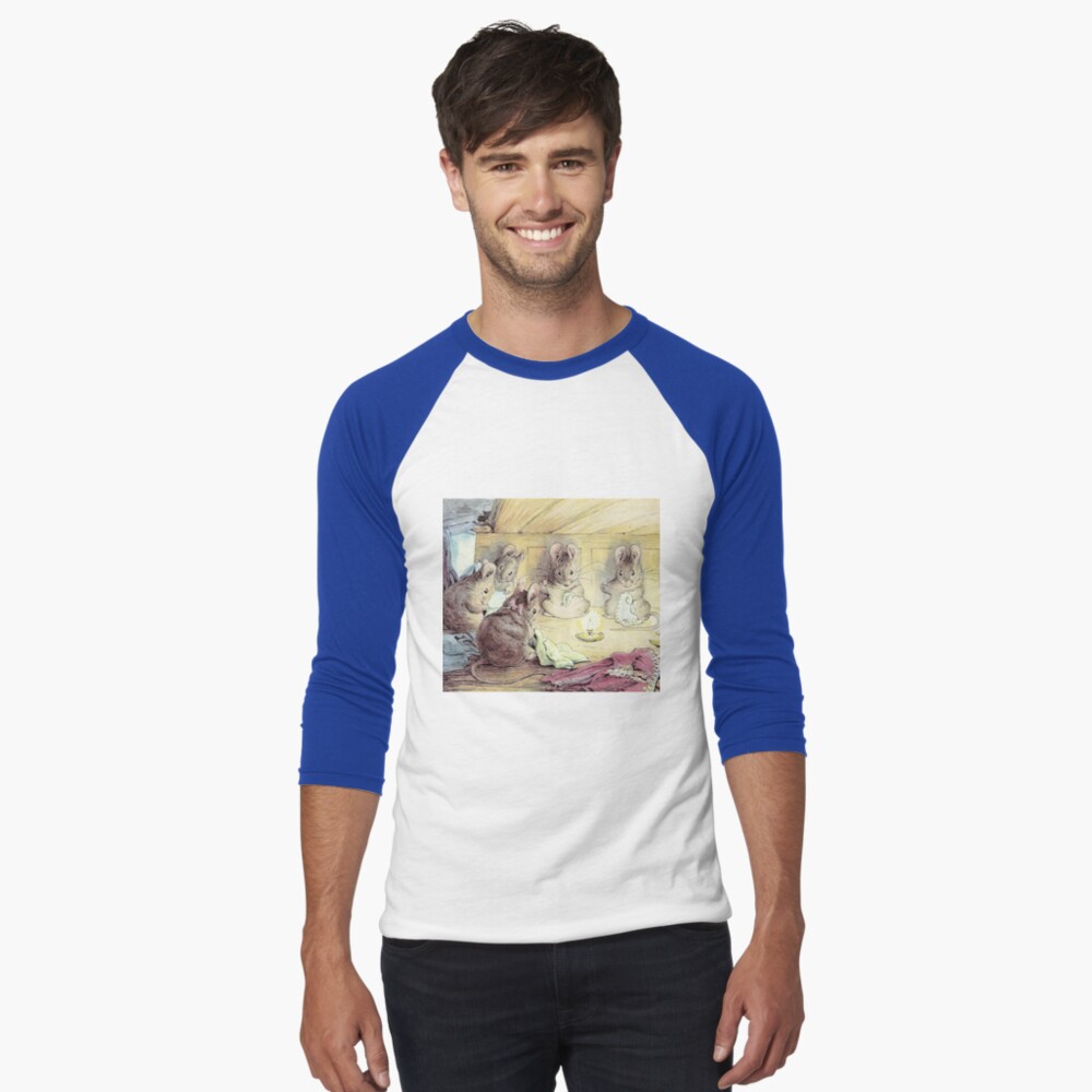Item preview, Baseball ¾ Sleeve T-Shirt designed and sold by forgottenbeauty.