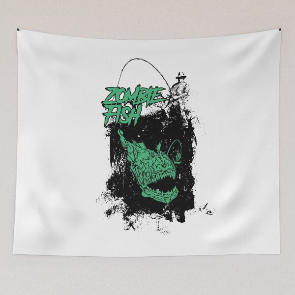 Item preview, Zombie fish angler gift designed and sold by dtino.