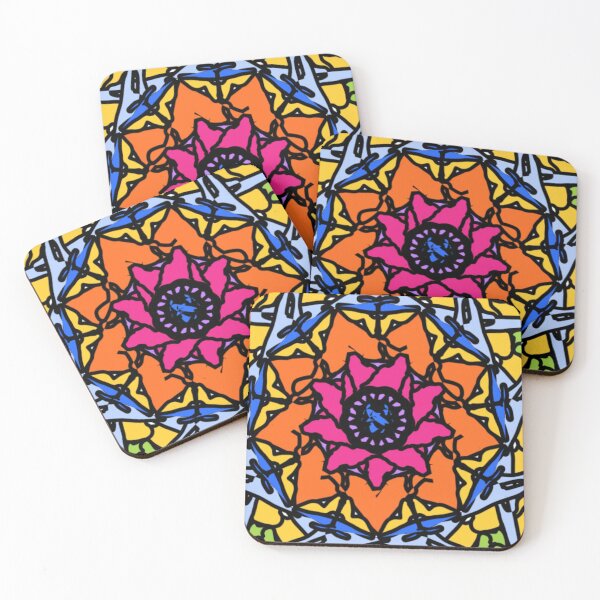 Item preview, Colored kaleidoscope pattern #3 designed and sold by Carrie_Anne_Designs.