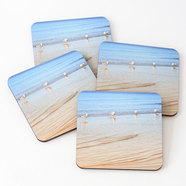 Item preview, In Line for the Next Wave - Seagulls designed and sold by Yannik Hay.