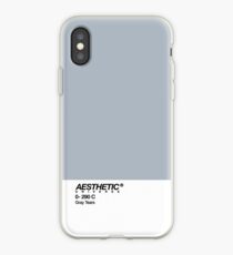 AESTHETIC UNIVERSE GRAY TEARS DESIGN iPhone Case