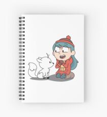 Cuaderno de espiral Hilda y ramita sentada