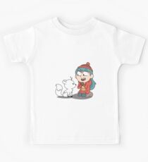 Hilda and twig sitting Kids Tee