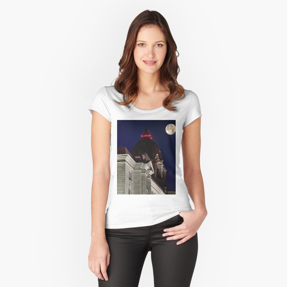 Item preview, Fitted Scoop T-Shirt designed and sold by darren-j-mcleod.