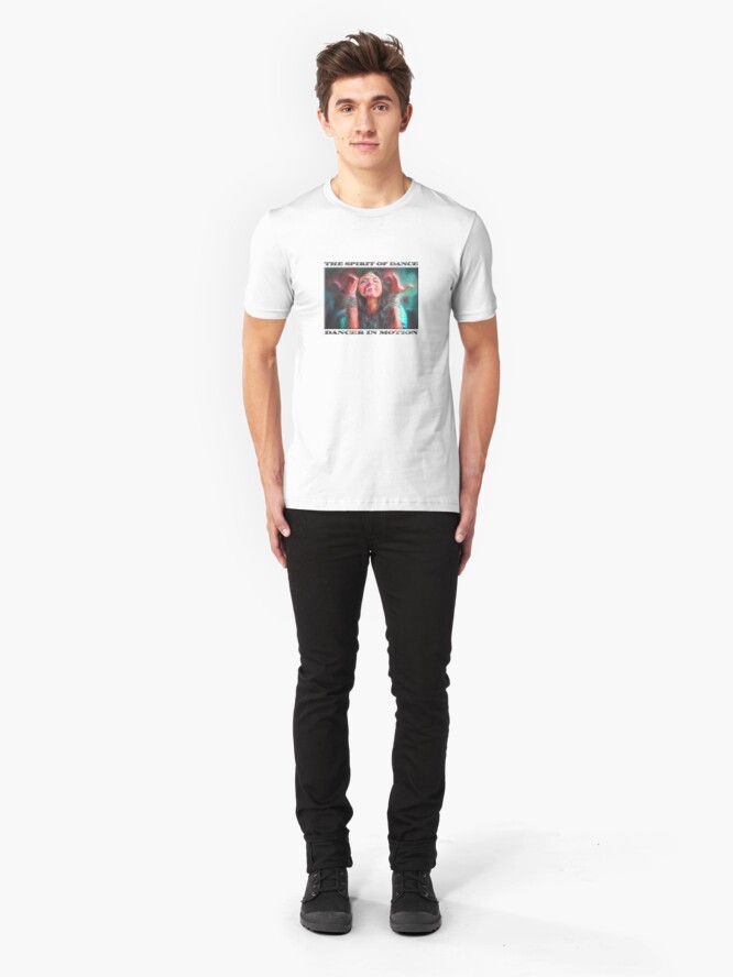 Alternate view of Dancer in Motion (digital painting) Slim Fit T-Shirt