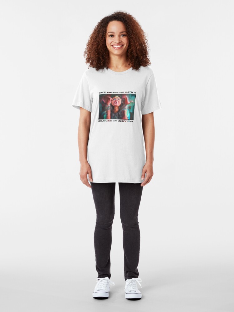 Alternate view of Dancer in Motion (digital painting) Slim Fit T-Shirt