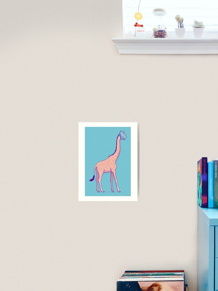 Thumbnail 2 of 3, Art Print, Giraffe Prism designed and sold by strangethingsA.